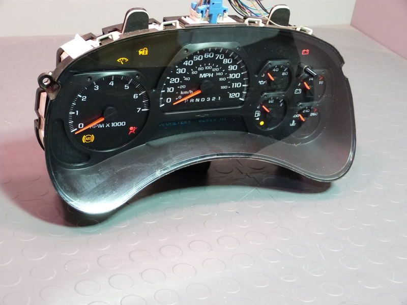 2006 06 Chevy Trailblazer Instrument Gauge Cluster Gauges 82K 15140620 