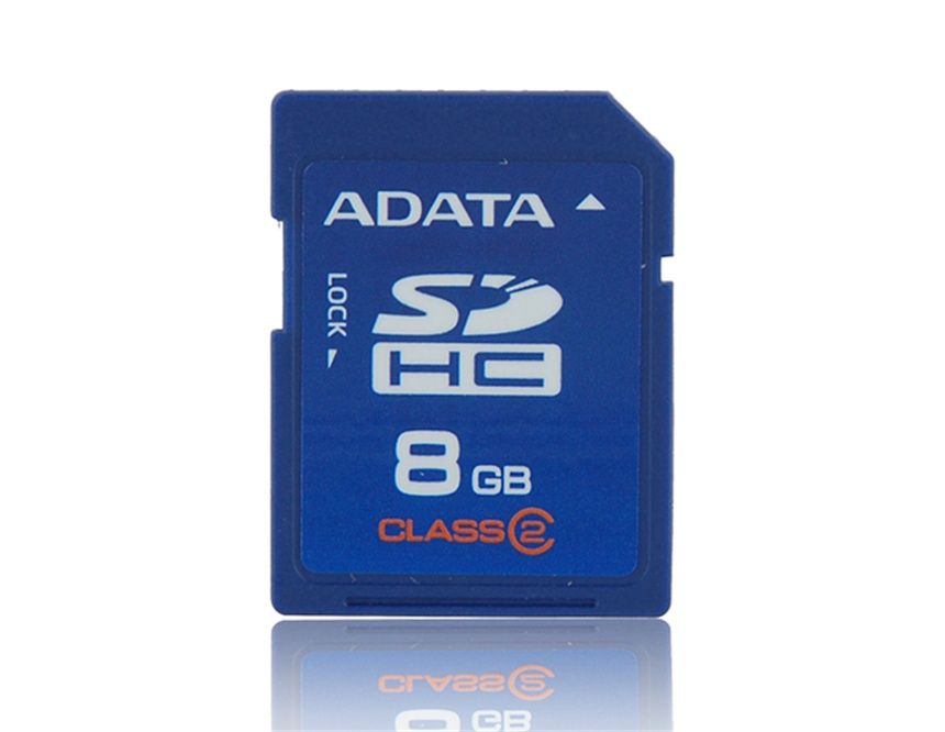 Genuine ADATA 8GB 8 GB SDHC SD Micro CLASS2 Class 2 Memory Card Brand 