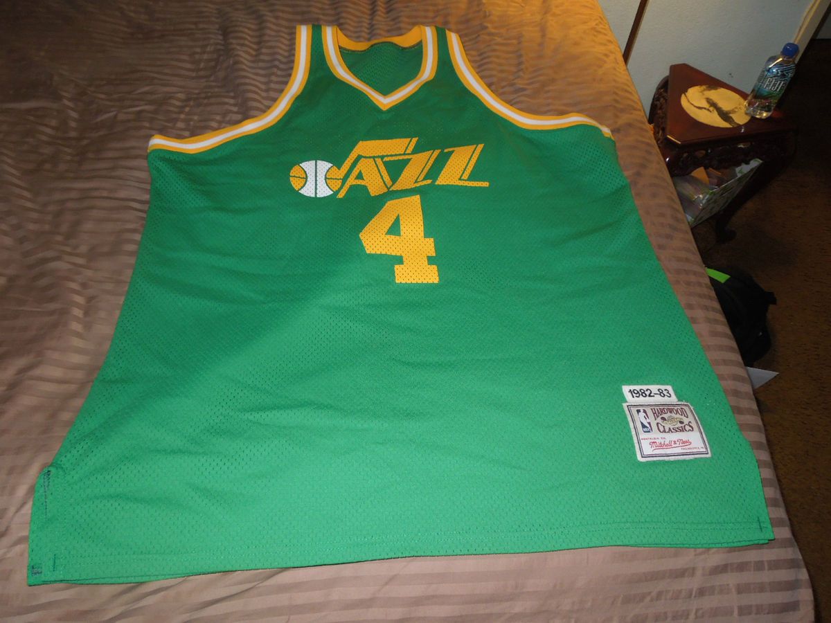 Mitchell Ness M N Utah Jazz Adrian Dantley Jersey Sz 54 XXL 2XL USA 