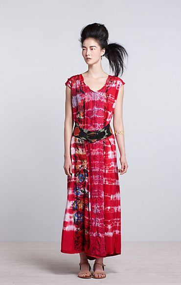 New Anthropologie $464 Rose Madder Maxi Dress Sz s M L Gregory 