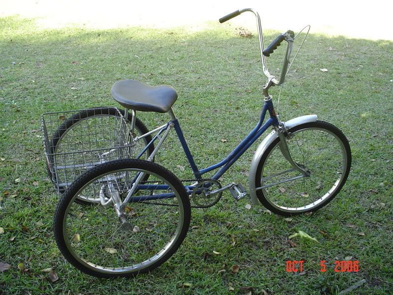 VIntage 1970s ALCO 3 wheel adult trike raleigh tricycle 24x1 75 