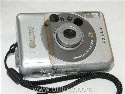 Tiny Silver Canon IXUS L1 APS Advantix Film Camera ELPH 5026173105774 