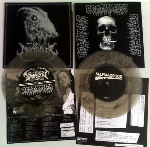 AGATHOCLES / NUNSLAUGHTER   Split 7EP (MARBLED)