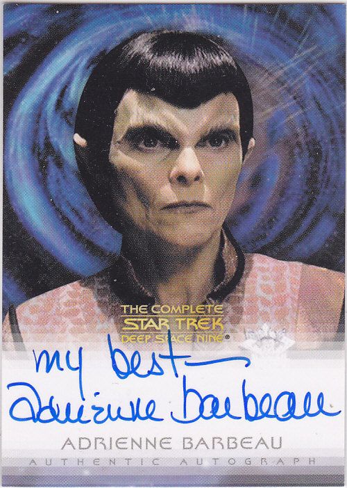 Star Trek DS9 Quotable Adrienne Barbeau Autograph