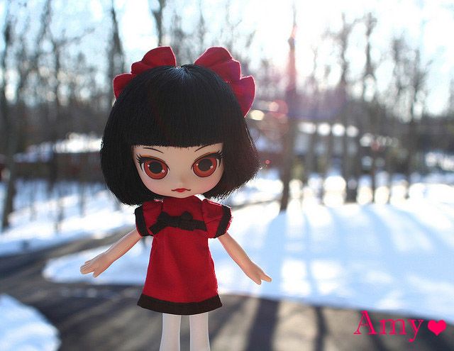 Angel DAL Amy Gothic Black Red Dress Doll Jun Planning