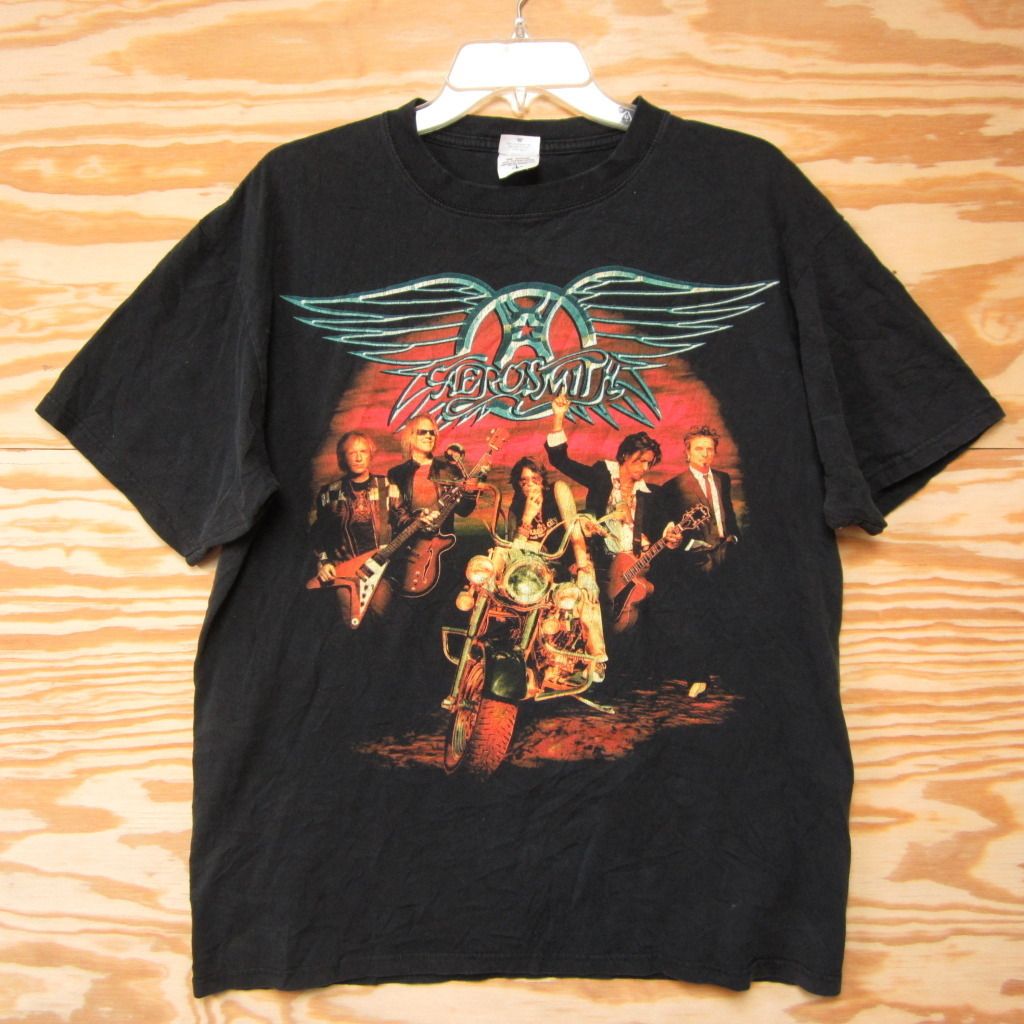 Aerosmith Rockin The Joint Tour T shirt Sz L