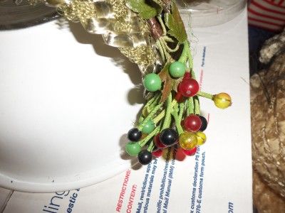   1950s Womens Head Band Veil Berries Nice by Therese Ahrens