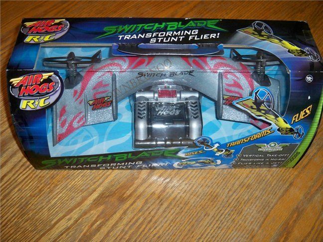 Air Hog Switchblade Remote Control RC Airplane 27MH Red New