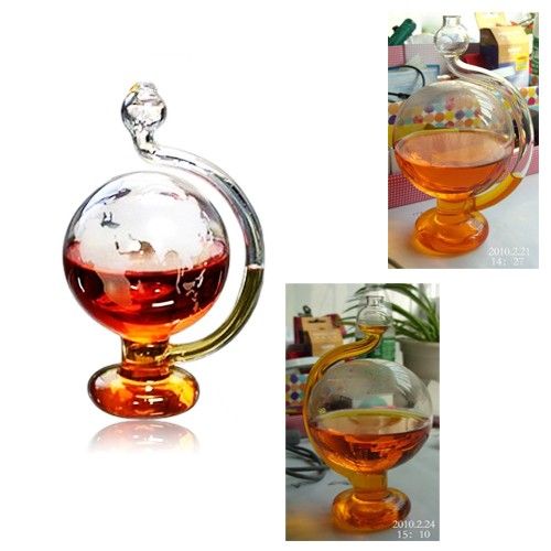   Globe Design Weather Predicting Bottle Barometer for Home Use