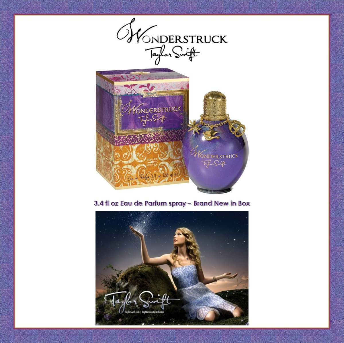 Taylor Swift Wonderstruck EDP • 3 4 FL oz Spray • New in Box 