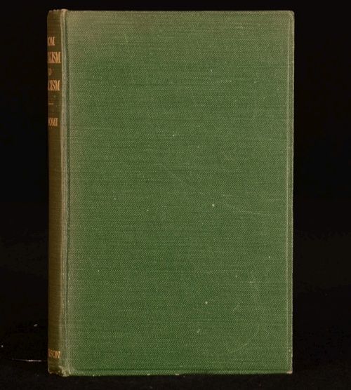 1924 from Socialism to Fascism Ivanoe Bonomi Presentaiton Copy to Hal 