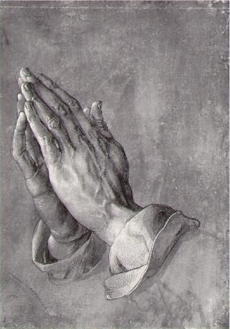 Praying Hands by Albrecht Dürer, reproduction