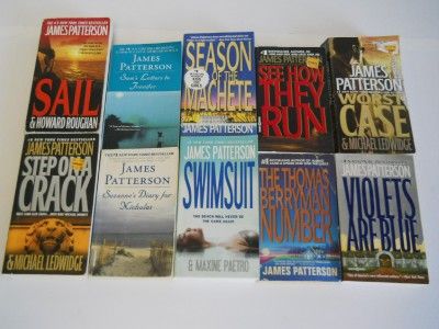 40 James Patterson Alex Cross Maximum Ride Womens Murder Club 