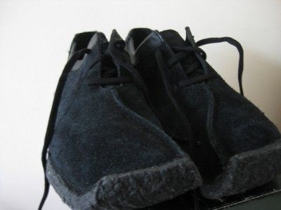 Vtg Clarks Black Suede Alberni Wallabee 1990s Padmore Barnes