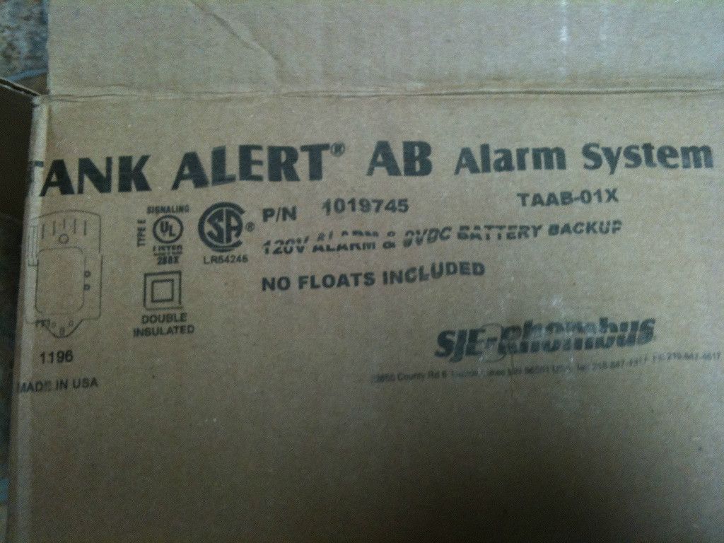 SJE Rhombus Tank Alert AB Basement Technologies Grabber PAL II 1019745 