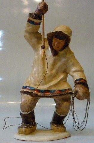 1962 C Alan Johnson Seal Hunter Figurine Titiled  The Hunt 