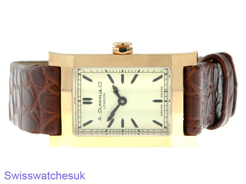 Alfred Dunhill 18K Pink Gold ladies watch, Limited Edition Mode. From 