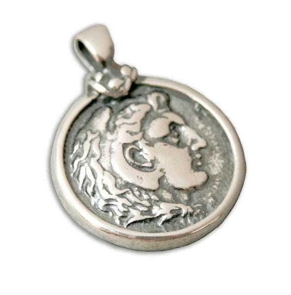 Alexander The Great Silver Coin Tetradrachm Pendant