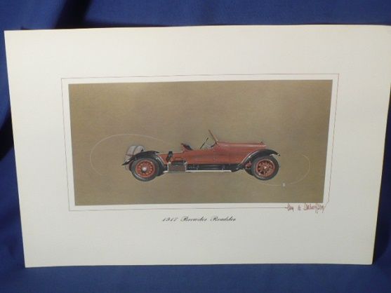 Lot 6 Alexis de Sakhnoffsky Auto Prints Marquette Wilcox Paige Model T 