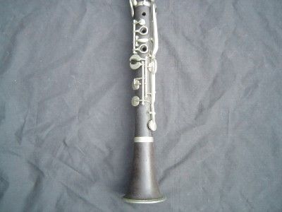 Vintage F Barbier Albert System Clarinet Low Pitch