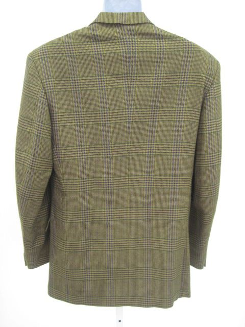 Ronaldus Shamask Mens Brown Wool Houndstooth Blazer 42