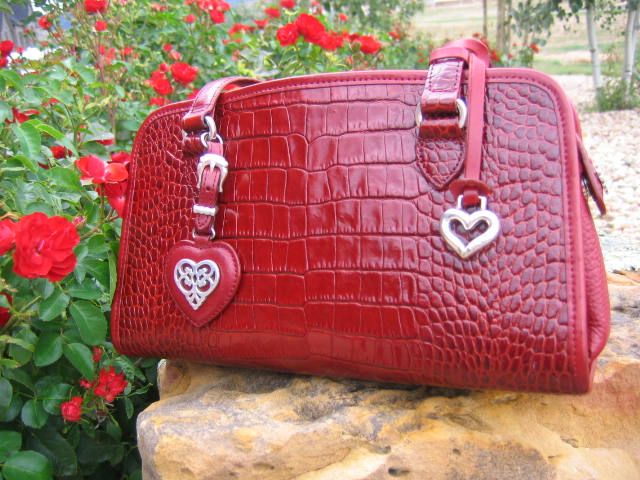 Brighton Red ☼alesha☼ Shoulderbag Handbag Purse