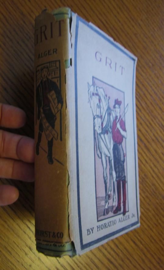 RARE Horatio Alger Grit w Dust Jacket 1905