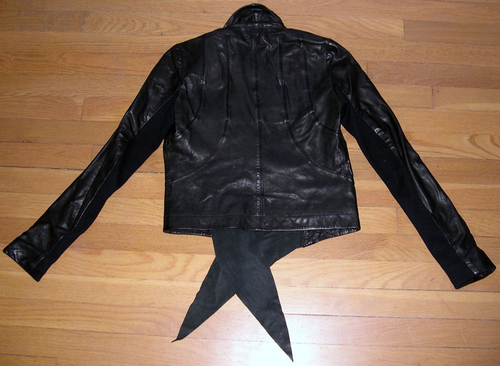 All Saints Cruz Wrap Black Leather Jacket   Buttery Soft