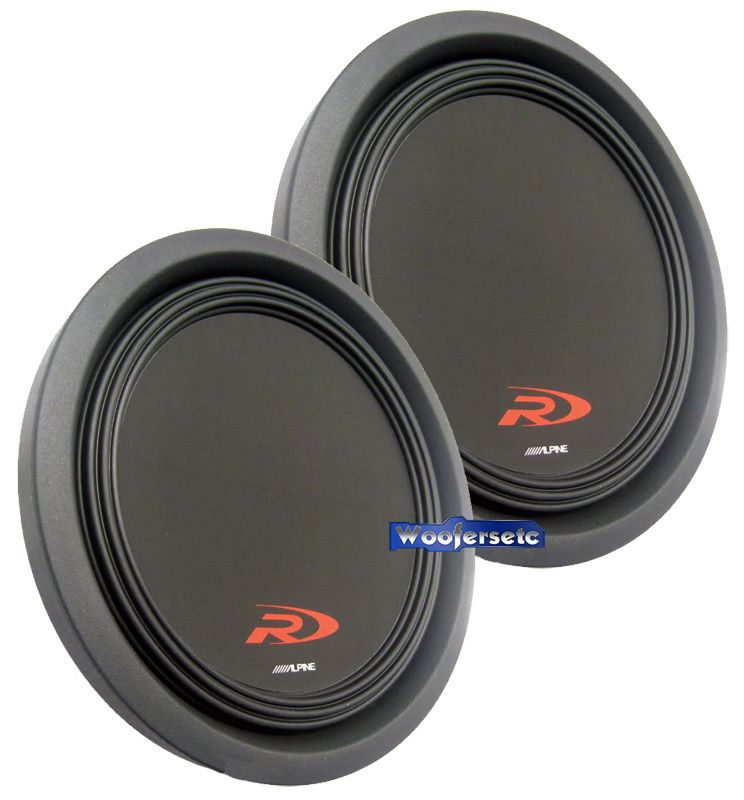 SWR T10 Alpine 10 Subs Pro Shallow Slim Thin Bass Subwoofers 