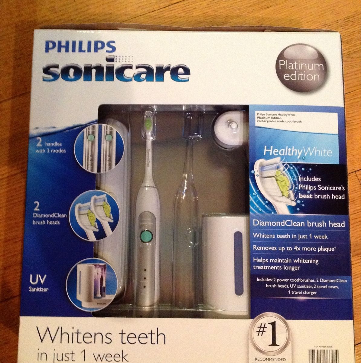 Philips Sonicare Platinum Edition Healthywhite Diamondclean HX6733 90 