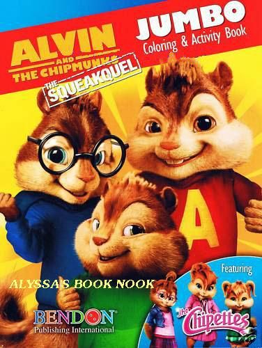 Alvin and The Chipmunks The Squeakquel Coloring Book 2