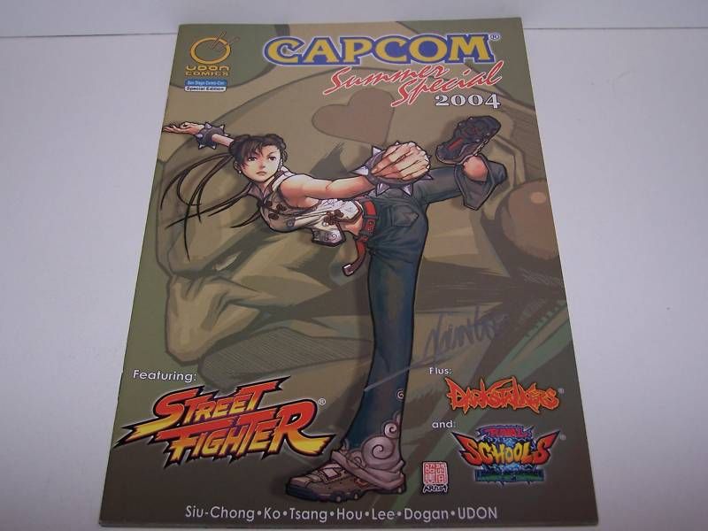 Signed Alvin Lee Capcom Summer Special 2004 SDCC RARE