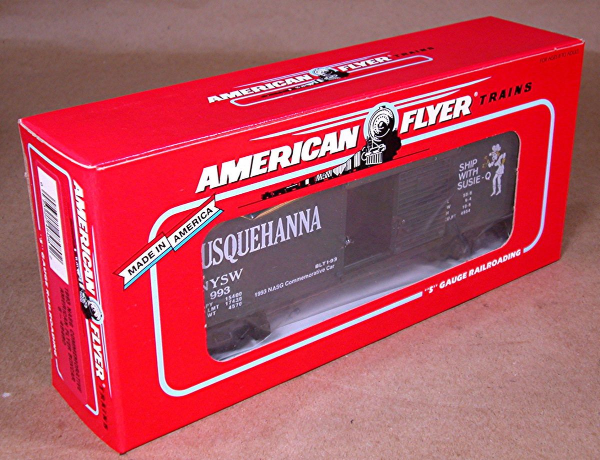 American Flyer 1993 Nasg Susquehanna Boxcar 6 48480