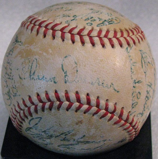 Jackie Robinson Roy Campanella Signed Autographed JSA DNA Baseball 