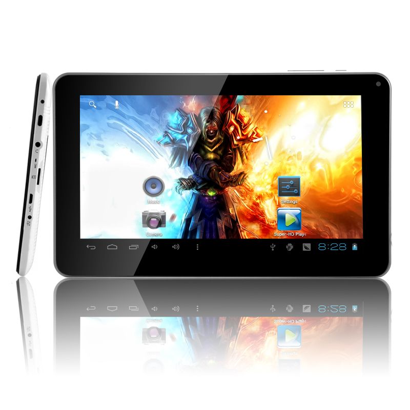   Screen 1.2Ghz A8 Processor 512MB RAM MicroSD Slot Budget Tablet