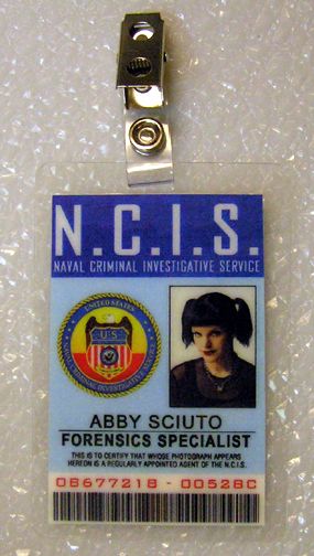 NCIS TV Series ID Badge Forensic Specialist Abby Sciuto