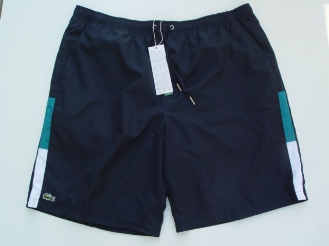 Lacoste Andy Roddick Black Tennis Shorts 8 XXL Athletic $85