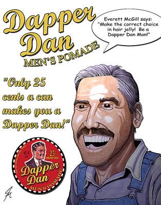 Dapper Dan Hair Pomade Tin Ad O Brother Where Art Thou