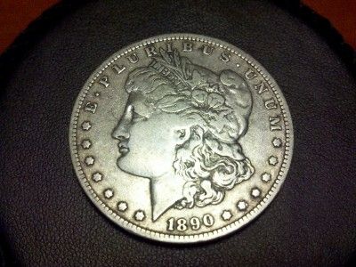 1890 o morgan silver dollar