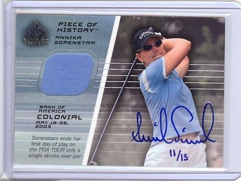 ANNIKA SORENSTAM SP SPGU PIECE OF HISTORY SHIRT AUTO 15