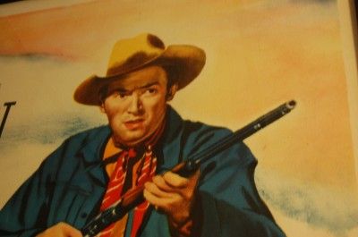 1950 Winchester 73 3 Sheet Linen Movie Poster Stewart