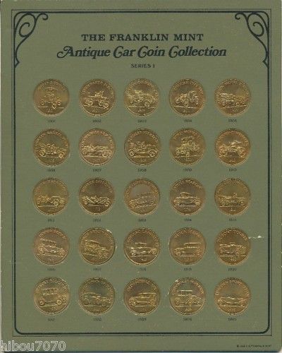 97 Aesthetic Franklin mint antique car coin collection 1968 for Lock Screen Wallpaper