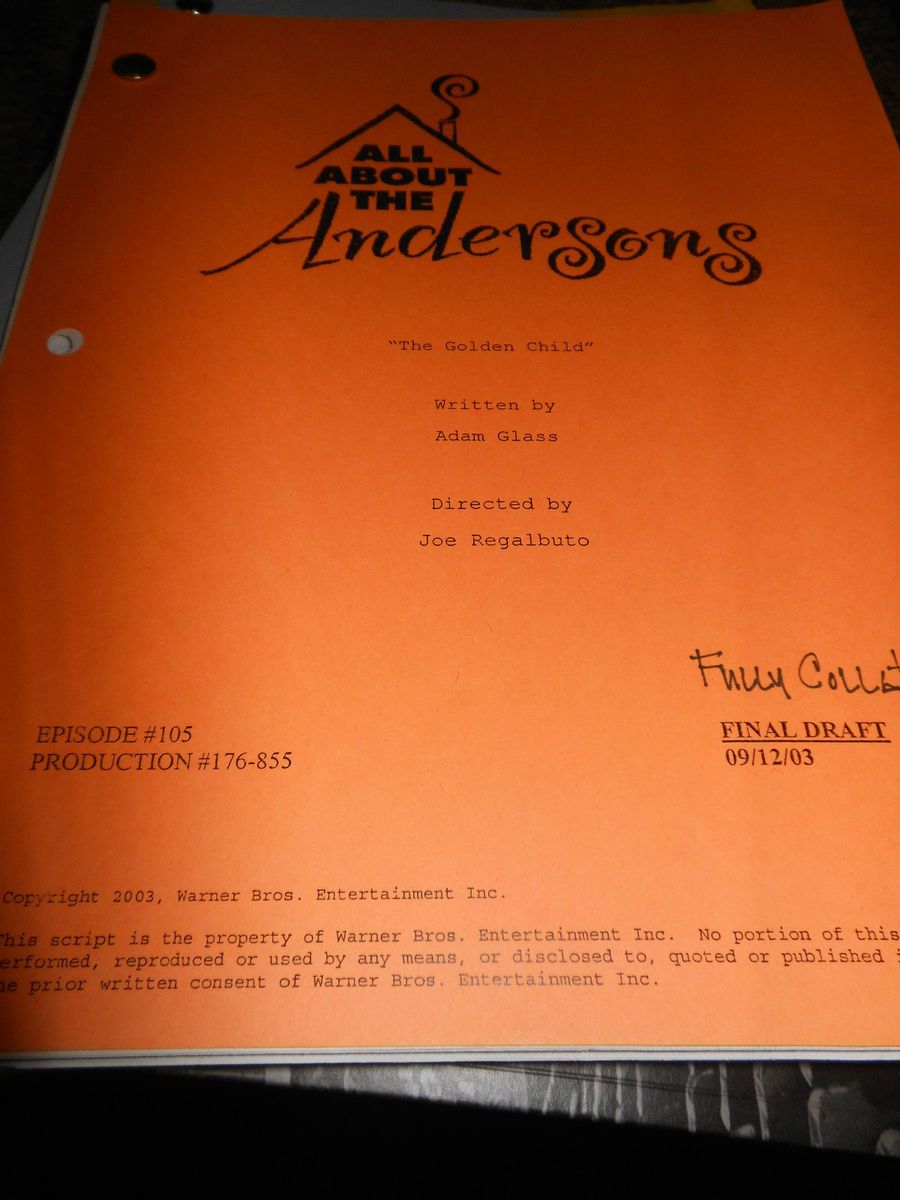   About The Andersons Script Screenplay Anthony Anderson Roz Ryan