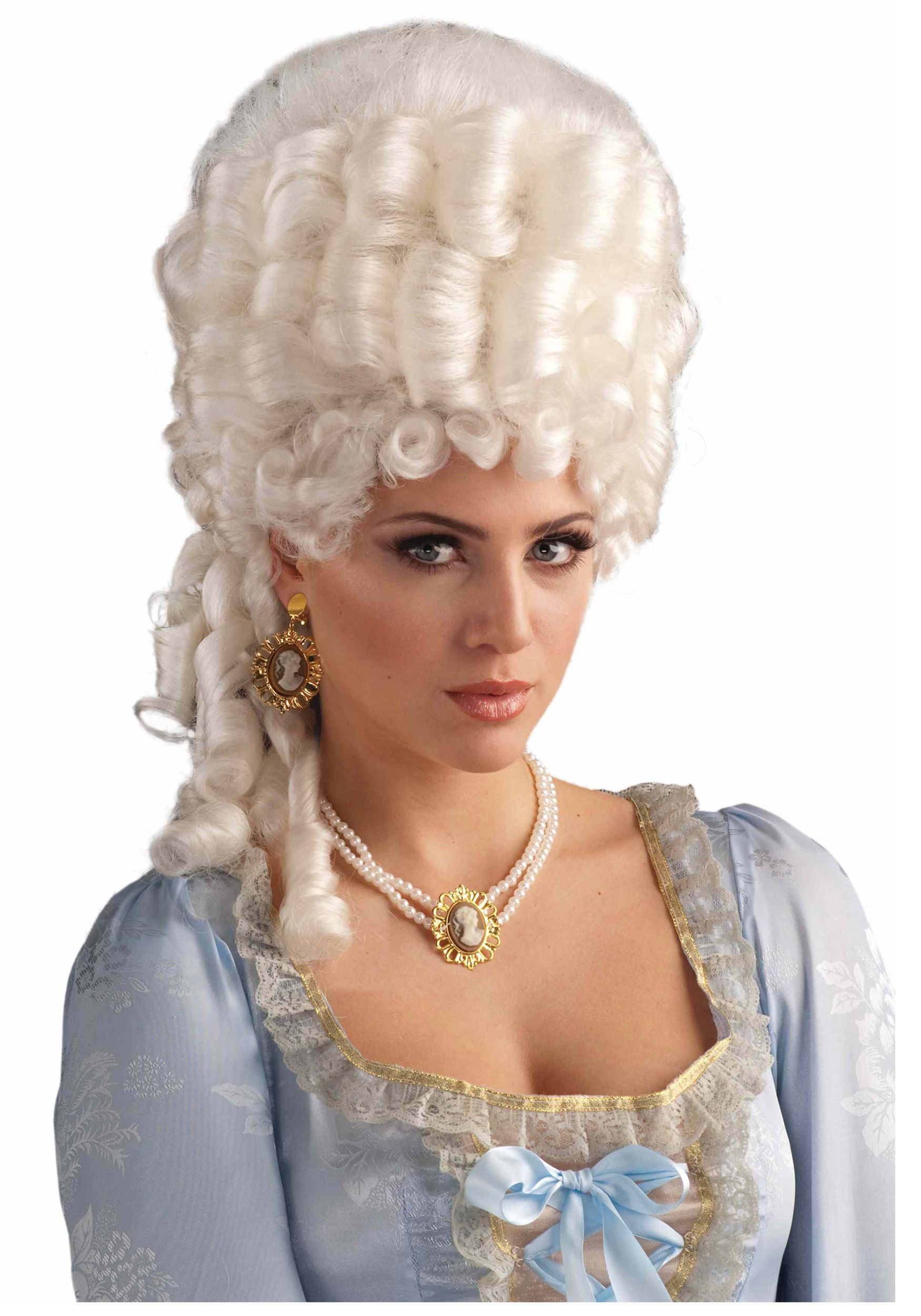 deluxe marie antoinette wig zoom