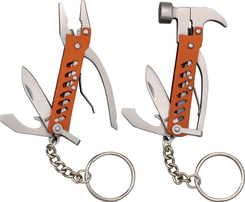 MARBLES Knives Mini Tool Keychain Set 2 Piece 2 3 4 Knife 245