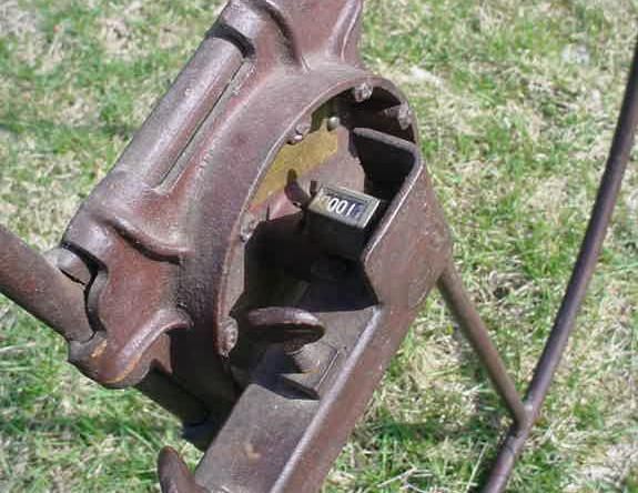 Antique Surveyors Wheel Gandy Wheel