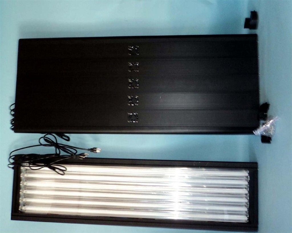 48 6x54 Watt T5 HO Planted Aquarium Light Hood 5 Year