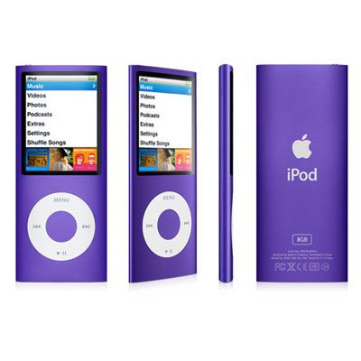 Apple iPod 8GB Nano 5th Gen Purple Good Condition