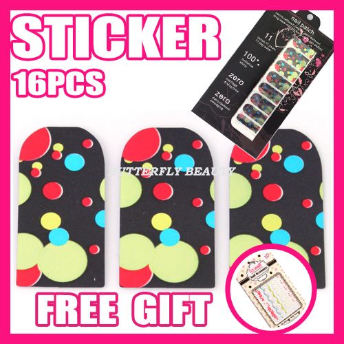   Art Sticker Colorful Patch Foils Armour Wraps Decoration 07