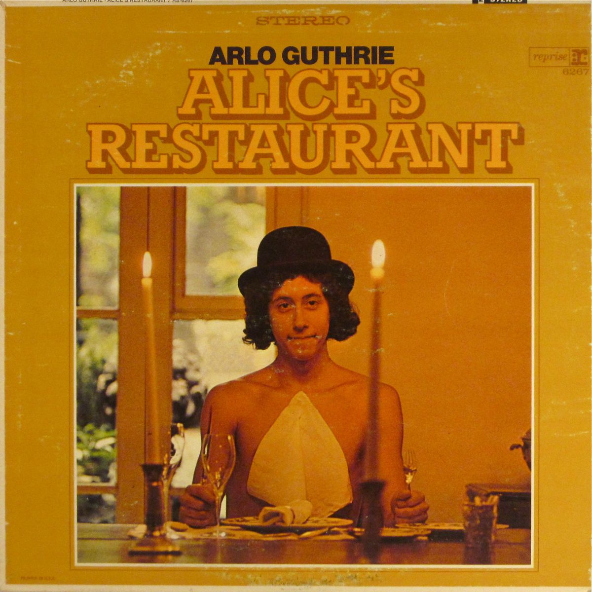 Arlo Guthrie Alices Restaurant 1967 Reprise RS 6267 VG VG LP Free 